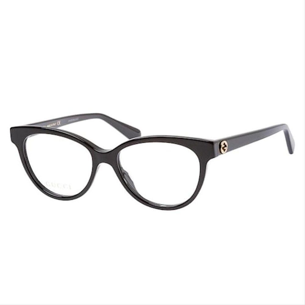Gucci Logo Cat-Eye GG 0373O Eyeglasses 001 Black